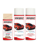 vauxhall combo light ivory aerosol spray car paint clear lacquer 0u1 611 62l With primer anti rust undercoat protection