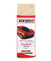 spray paint aerosol basecoat chip repair panel body shop dent refinish vauxhall carlton light ivory 