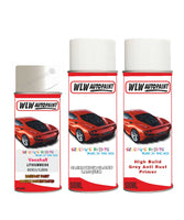 vauxhall ampera lithiumweiss aerosol spray car paint clear lacquer 800j gbn With primer anti rust undercoat protection