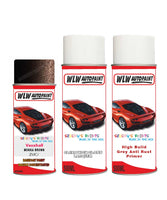 vauxhall agila mokka brown aerosol spray car paint clear lacquer zuc With primer anti rust undercoat protection