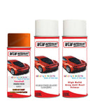 vauxhall mokka orange rock aerosol spray car paint clear lacquer g6v With primer anti rust undercoat protection