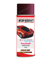 spray paint aerosol basecoat chip repair panel body shop dent refinish vauxhall astra coupe purple fiction 