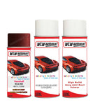 vauxhall crossland x rioja red aerosol spray car paint clear lacquer 491c 50w g0y With primer anti rust undercoat protection