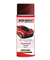 spray paint aerosol basecoat chip repair panel body shop dent refinish vauxhall crossland x rioja red 