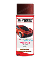 spray paint aerosol basecoat chip repair panel body shop dent refinish vauxhall mokka x rioja red 