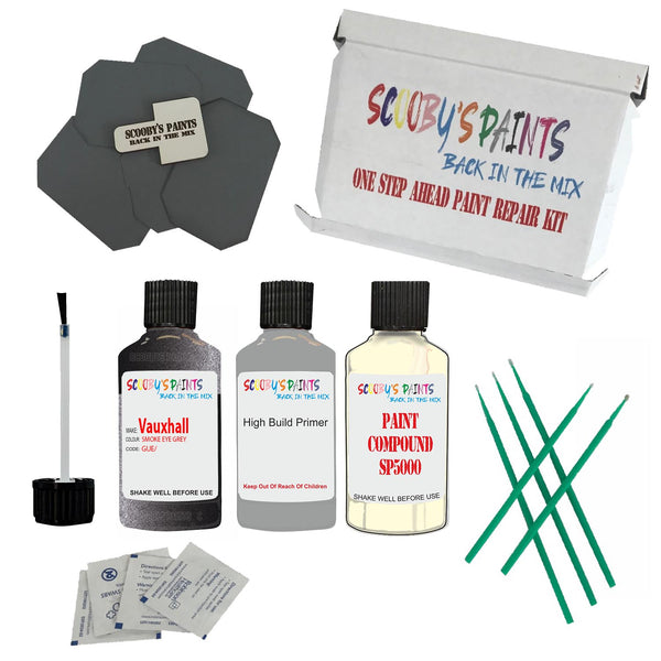 Paint For VAUXHALL SMOKE EYE GREY Code: GUE Paint Detailing Scratch Repair Kit