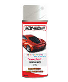 spray paint aerosol basecoat chip repair panel body shop dent refinish vauxhall mokka snowflake white 