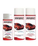 vauxhall antara snowflake white aerosol spray car paint clear lacquer gyn With primer anti rust undercoat protection