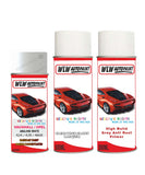 Paint For Vauxhall Corsa Abalone White Aerosol Spray Paint 42A/42B 486B