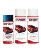 volkswagen touareg biscay blue aerosol spray car paint clear lacquer lc5c With primer anti rust undercoat protection