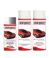 volkswagen touareg brillant silver aerosol spray car paint clear lacquer l8z8 With primer anti rust undercoat protection