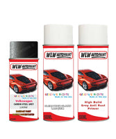 volkswagen golf cabrio carbon steel grey aerosol spray car paint clear lacquer la9w With primer anti rust undercoat protection