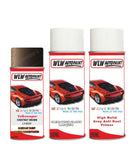 volkswagen caddy chestnut brown aerosol spray car paint clear lacquer lh8w With primer anti rust undercoat protection