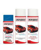 volkswagen polo cornflower blue aerosol spray car paint clear lacquer ld5c With primer anti rust undercoat protection