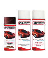 volkswagen sharan crimson red aerosol spray car paint clear lacquer ld3y With primer anti rust undercoat protection
