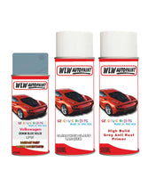 volkswagen beetle cabrio denim blue solid aerosol spray car paint clear lacquer lp5f With primer anti rust undercoat protection