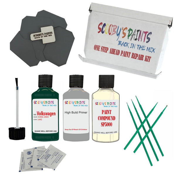 Paint For VOLKSWAGEN DUNKEL GREEN Code: L68Q Paint Detailing Scratch Repair Kit