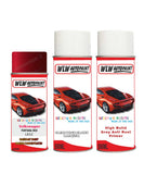 volkswagen passat variant fortana red aerosol spray car paint clear lacquer lb3z With primer anti rust undercoat protection