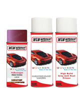 volkswagen beetle fresh fuchsia aerosol spray car paint clear lacquer lb3x With primer anti rust undercoat protection