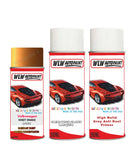 volkswagen golf cabrio honey orange aerosol spray car paint clear lacquer lh2u With primer anti rust undercoat protection