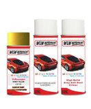 volkswagen up honey yellow aerosol spray car paint clear lacquer lb1w With primer anti rust undercoat protection