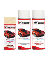 volkswagen passat cc ivory aerosol spray car paint clear lacquer l115 With primer anti rust undercoat protection