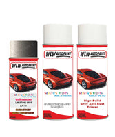 volkswagen golf alltrack limestone grey aerosol spray car paint clear lacquer la7n With primer anti rust undercoat protection