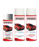 volkswagen golf reflex silver aerosol spray car paint clear lacquer la7w With primer anti rust undercoat protection