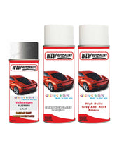 volkswagen polo gti silver bird aerosol spray car paint clear lacquer la7r With primer anti rust undercoat protection