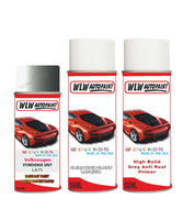 volkswagen passat stonehenge grey aerosol spray car paint clear lacquer la7s With primer anti rust undercoat protection