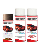 volkswagen touareg toffee brown aerosol spray car paint clear lacquer lh8z With primer anti rust undercoat protection