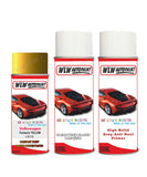 volkswagen golf turmeric yellow aerosol spray car paint clear lacquer lr1x With primer anti rust undercoat protection