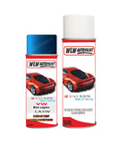 volkswagen touareg blue lagoon aerosol spray car paint clear lacquer la5wBody repair basecoat dent colour