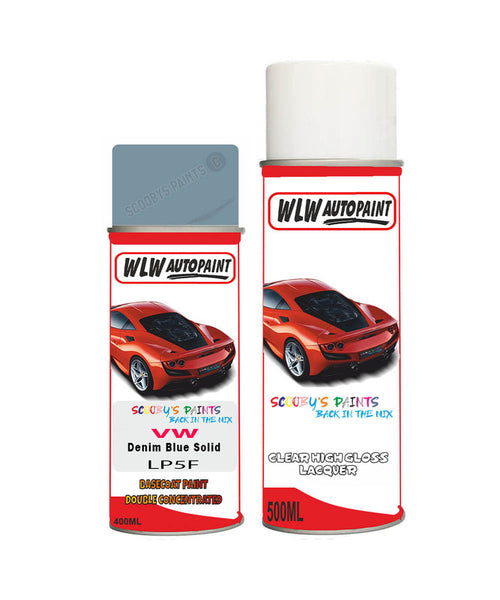 volkswagen beetle cabrio denim blue solid aerosol spray car paint clear lacquer lp5fBody repair basecoat dent colour