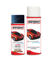volkswagen golf alltrack night blue aerosol spray car paint clear lacquer lh5xBody repair basecoat dent colour
