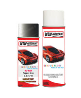 volkswagen polo gti pepper grey aerosol spray car paint clear lacquer ld7rBody repair basecoat dent colour