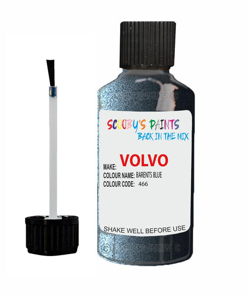 Paint For Volvo V50 Barents Blue Code 466 Touch Up Scratch Repair Paint