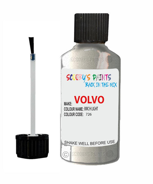 Paint For Volvo V60 Birch Light Code 726 Touch Up Scratch Repair Paint