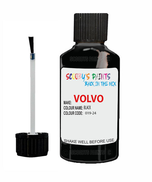 Paint For Volvo 800 Series Black Code 019-24 Touch Up Scratch Repair Paint