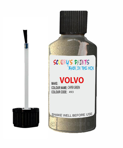 Paint For Volvo Xc70 Caper Green Code 493 Touch Up Scratch Repair Paint