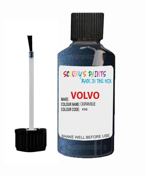 Paint For Volvo Xc70 Caspian Blue Code 498 Touch Up Scratch Repair Paint