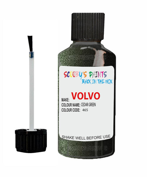 Paint For Volvo V50 Cedar Green Code 465 Touch Up Scratch Repair Paint