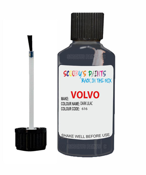 Paint For Volvo V50 Dark Lilac Code 616 Touch Up Scratch Repair Paint