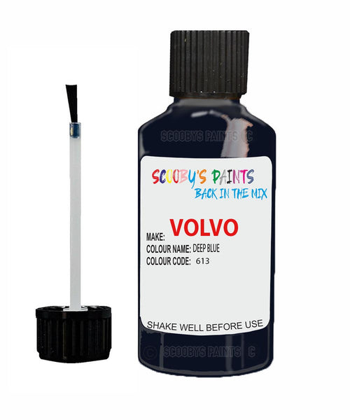 Paint For Volvo V50 Deep Blue Code 613 Touch Up Scratch Repair Paint