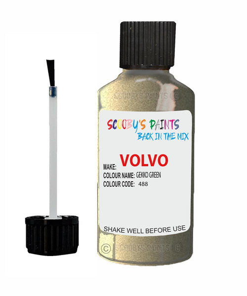 Paint For Volvo C30 Gekko Green Code 488 Touch Up Scratch Repair Paint