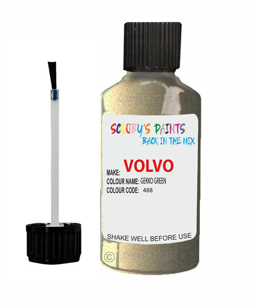 Paint For Volvo V50 Gekko Green Code 488 Touch Up Scratch Repair Paint