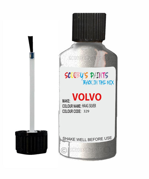 Paint For Volvo S40/V40 Haag Silver Code 329 Touch Up Scratch Repair Paint
