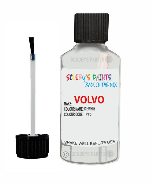 Paint For Volvo R-Series Ice White Code Pt5 Touch Up Scratch Repair Paint