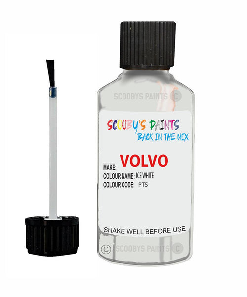 Paint For Volvo V40 Cross Country Ice White Code Pt5 Touch Up Scratch Repair Paint