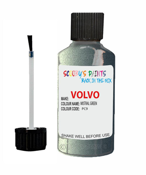 Paint For Volvo S70/V70 Mistral Green/Gold Grey Code Pc9 Touch Up Scratch Repair Paint